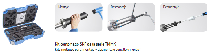 herramientas skf montaje de rodamientos